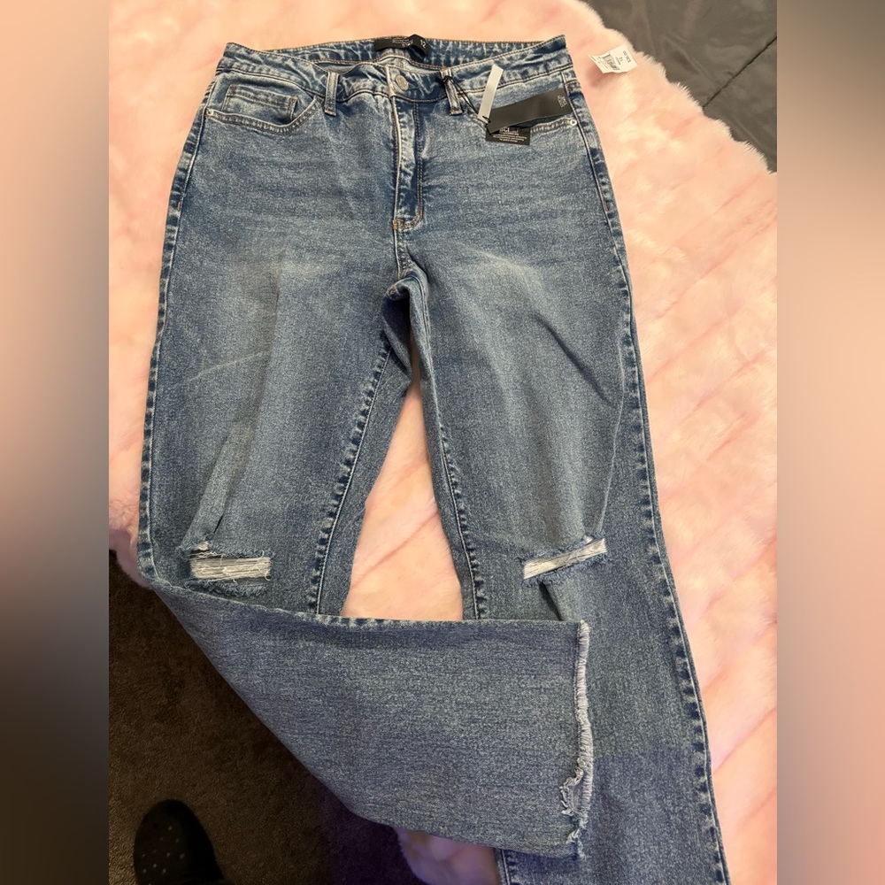 New Women's Stitch Star Straight Leg Jeans. Size 12 Vintage